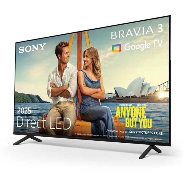 Sony 50 4K BRAVIA 3 LED HDR Smart TV K50S38B Black