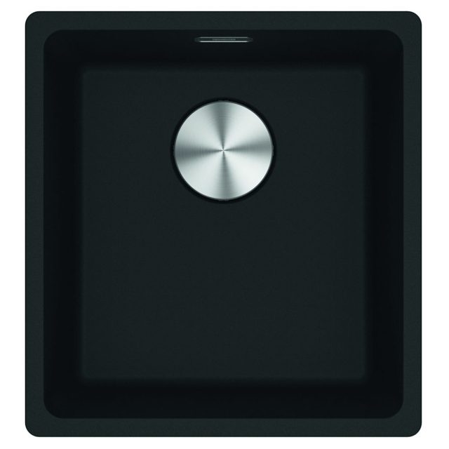 Franke Maris Fragranite Single Bowl Undermount Sink 125.0688.503 MATTE BLACK