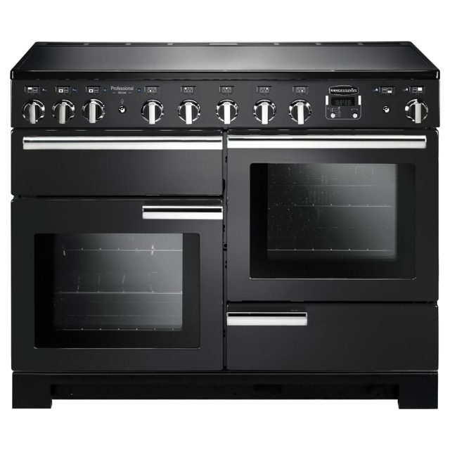 Rangemaster Professional Deluxe 110cm Induction Range Cooker 126130 PDL110EICB/C Charcoal Black