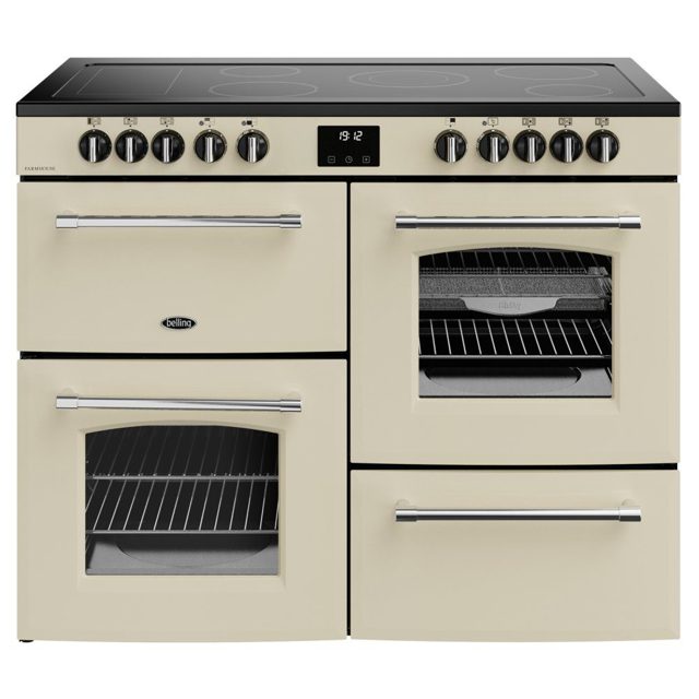 Belling Farmhouse 110E Ceramic Range Cooker 444411836 CREAM