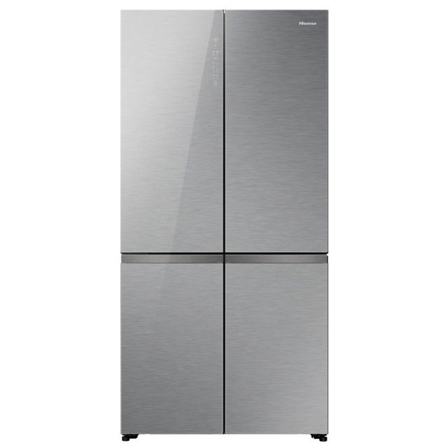 Hisense KitchenFit Four Door Fridge Freezer RQ768N4GVE Silver