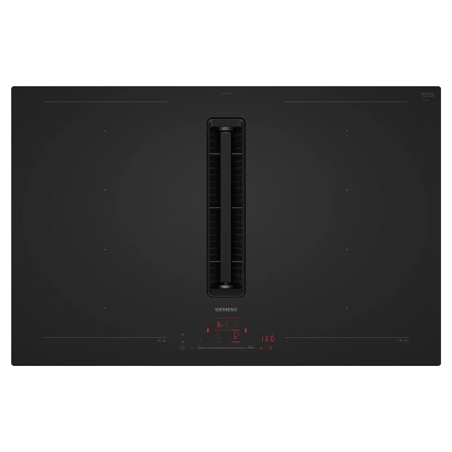 Siemens iQ700 80cm Frameless Air Venting Induction Hob EX81AHL26E Matt Black