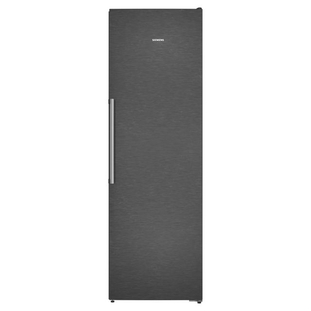 Siemens IQ-500 60cm Freestanding Frost Free Freezer GS36NAXCG Black Steel