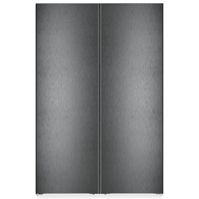 Liebherr 123cm Plus Side By Side Fridge Freezer XRFBD5220 Black Steel