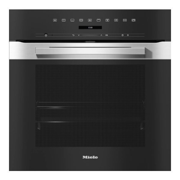 Miele PureLine Pyrolytic Built In Single Oven H7260BPCLST Stainless Steel