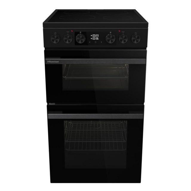 Hisense 50cm Freestanding Ceramic Cooker HDCEC5C10B Black