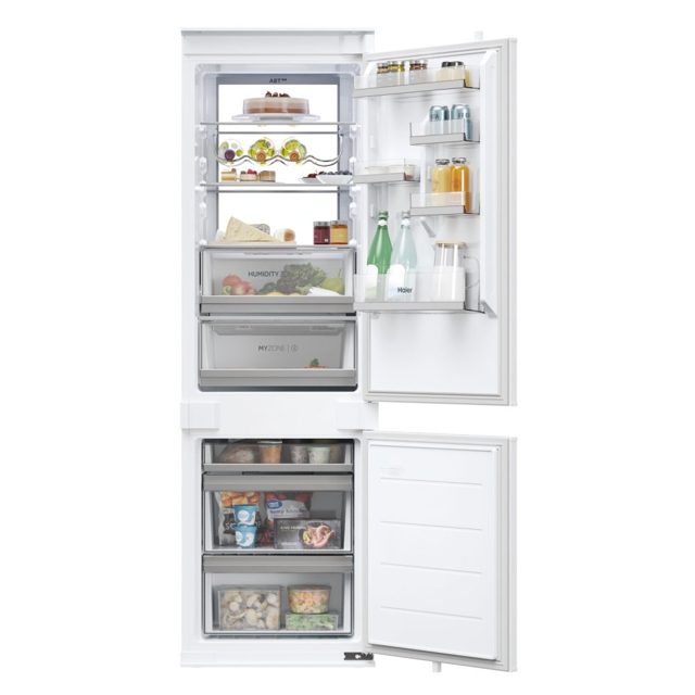 Haier 177cm Integrated 70/30 Frost Free Fridge Fridge Freezer HBW7518CTK