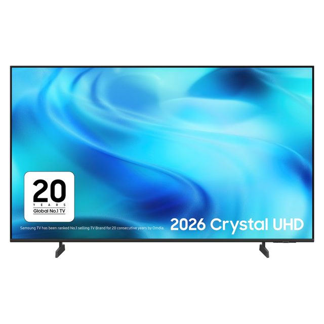 Samsung 2026 43 Crystal UHD U8020H 4K Vision AI Smart TV UE43U8020HKXXU Black