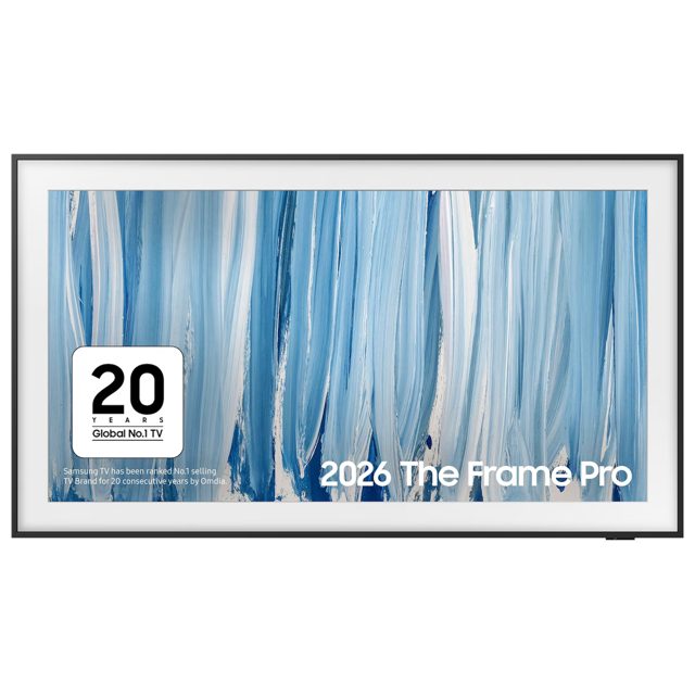 Samsung 2026 85 The Frame Pro LS03HW 4K Vision AI Smart TV QE85LS03HWUXXU Black