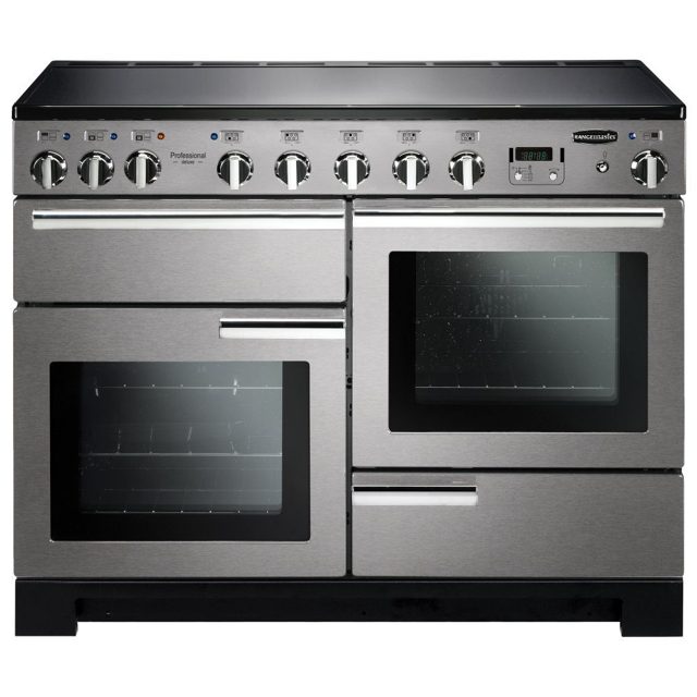 Rangemaster Professional Deluxe 110cm Induction Range Cooker 101540 PDL110EISS/C Stainless Steel