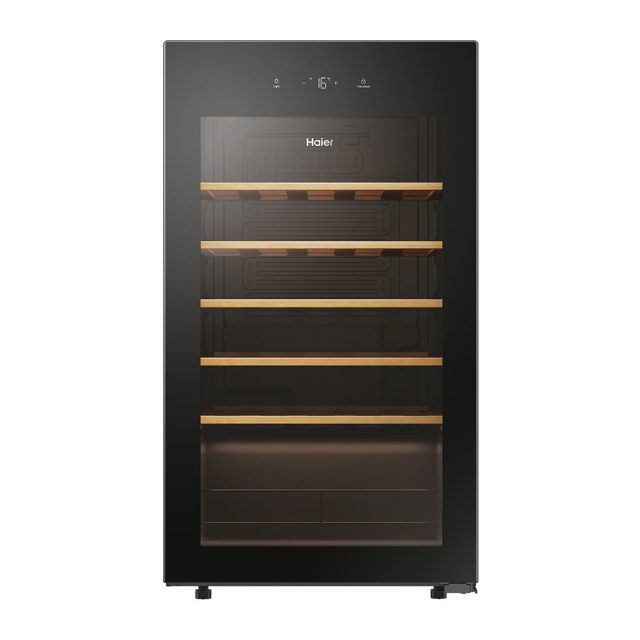 Haier 48cm Freestanding Wine Cooler HWS34GGH1K Black