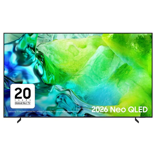 Samsung 2026 100 Neo QLED QN80H 4K Vision AI Smart TV QE100QN80HUXXU Black