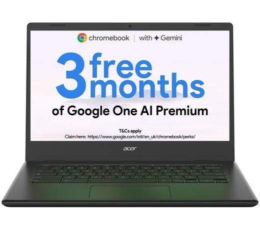 ACER 314 14" Chromebook - Intel® Celeron®, 64 GB eMMC, Black