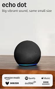 Echo Dot Smart Speaker, Charcoal