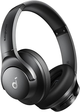 soundcore Anker Q20i Hybrid ANC Headphones, Black