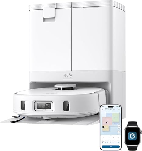 eufy X10 Pro Omni Robot Vacuum and Mop, White