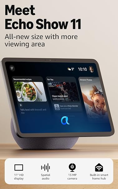 Amazon Echo Show 11 (newest gen), Graphite