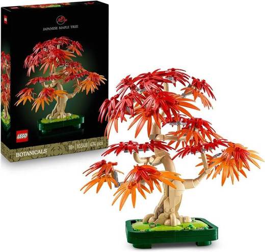 LEGO Botanicals Japanese Red Maple Bonsai Tree 10348