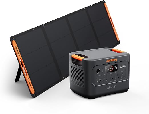 Jackery 3000 v2 3072Wh Power Station with 200W Solar Panel