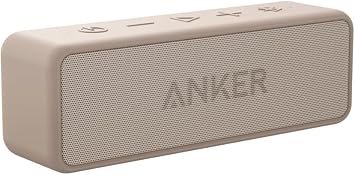 Anker soundcore 2 Bluetooth Speaker, Pink and Brown