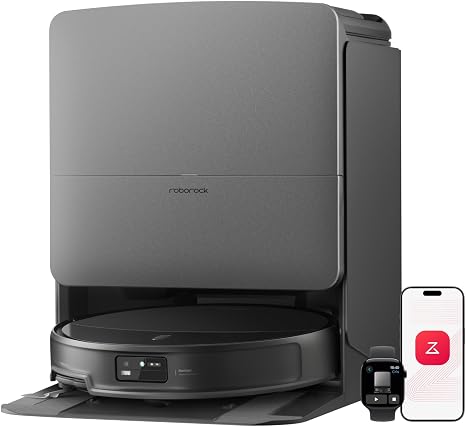 roborock Saros 20 Robot Vacuum and Mop, Black
