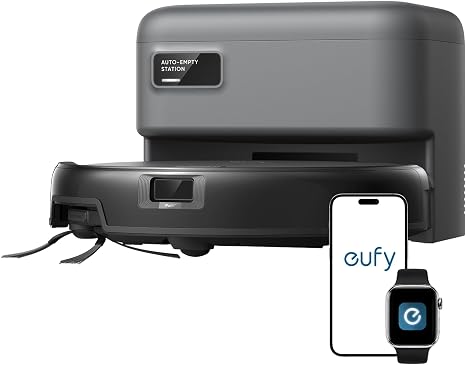 eufy C10 Self-Emptying Robot Vacuum, Black