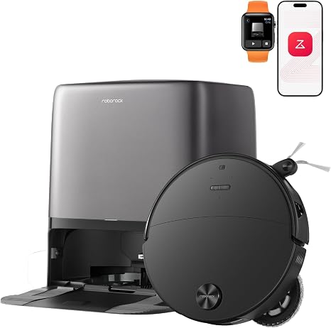 roborock Saros 20 Neo Robot Vacuum and Mop, Black