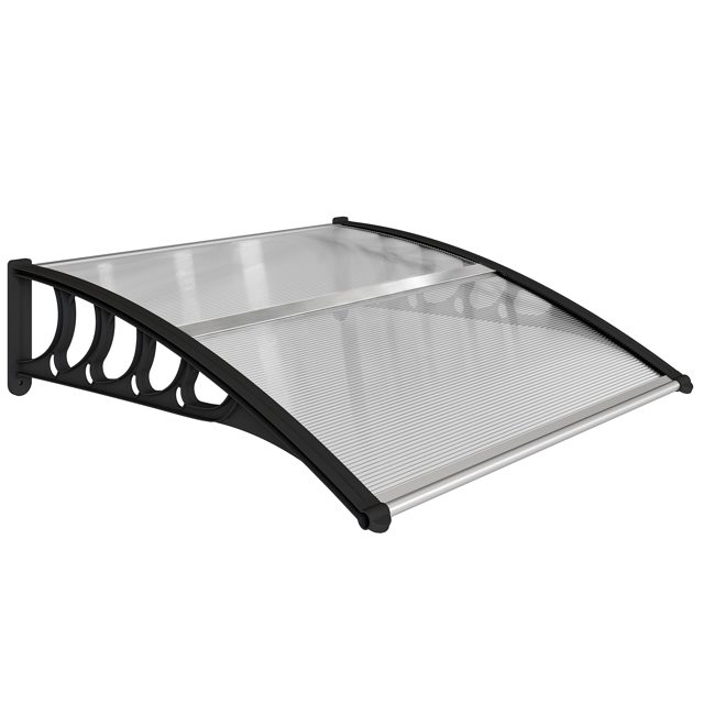 Outsunny Front Door Canopy, Outdoor Awning, Rain Shelter for Window