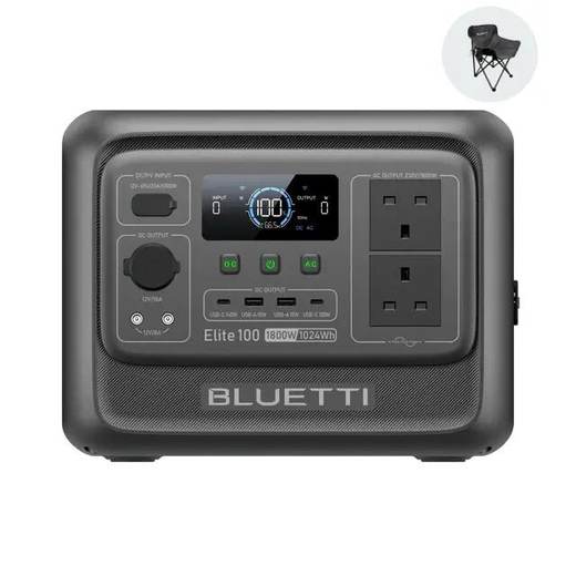 BLUETTI Elite 100 V2 1024Wh Portable Power Station, Battery for Camping,Home
