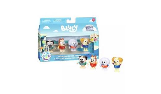 Bluey S13 Character Figures Splash Park Bingo& Friends 4Pack