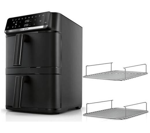 BOSCH Series 6 MAFD661B4G Double-Stack Drawer Air Fryer - Black