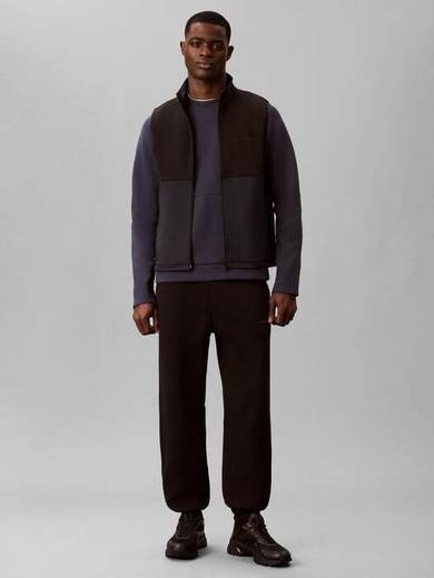 Calvin Klein Cotton Rich Jumper, Blue Midnight