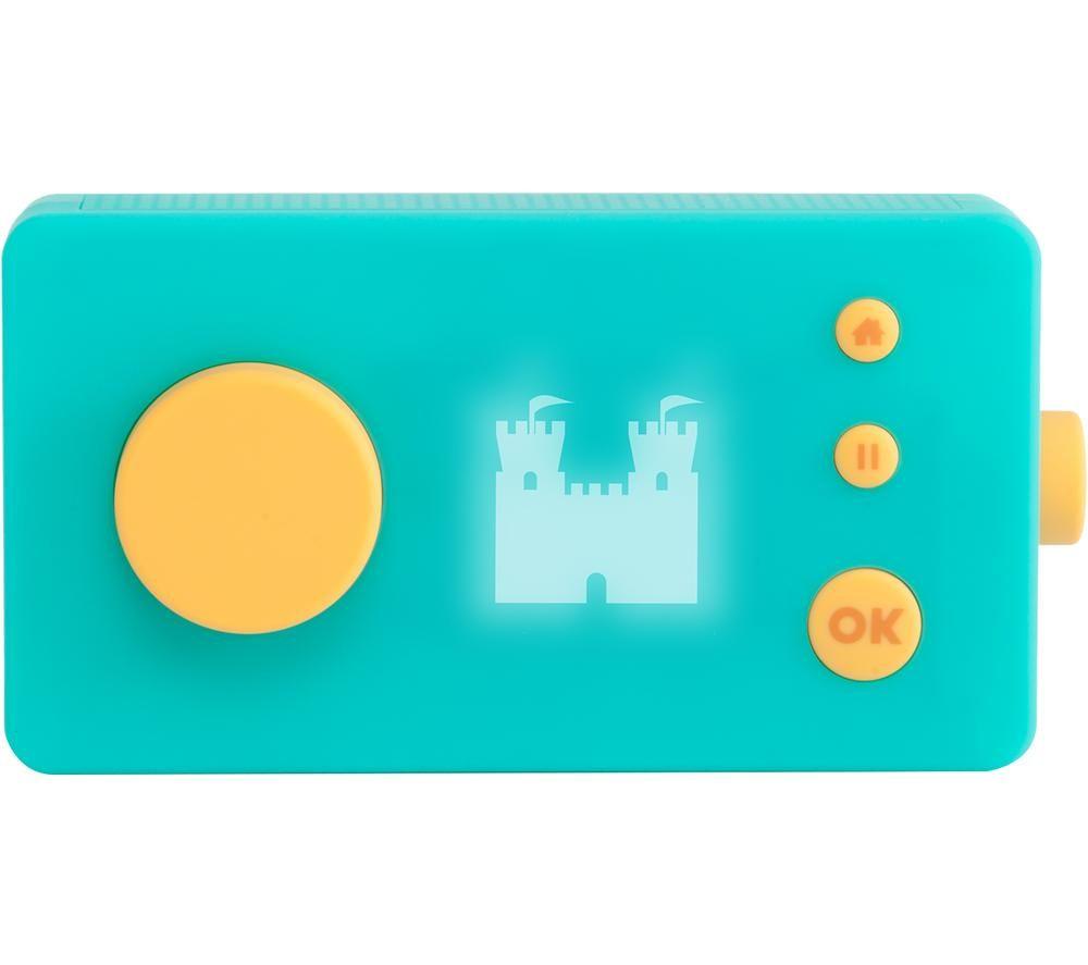 Lunii Storyteller Digital Player - Green & Yellow, Yellow,Green