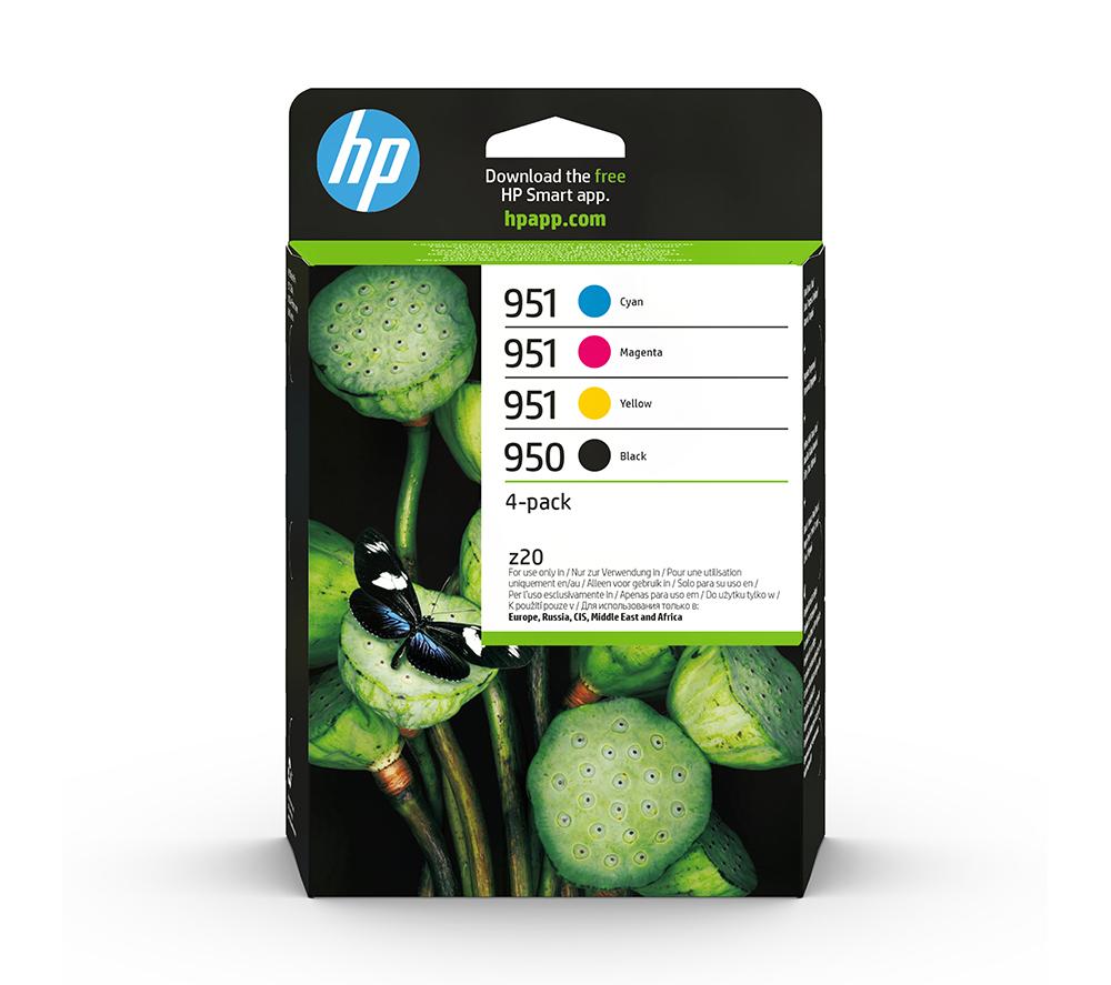 HP 950 & 951 Original Cyan, Magenta, Yellow & Black Ink Cartridges - Multipack, Black,Cyan,Yellow,Magenta