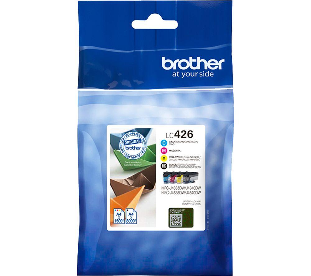 BROTHER LC426 Cyan, Magenta, Yellow & Black Ink Cartridges - Multipack, Black,Cyan,Yellow,Magenta