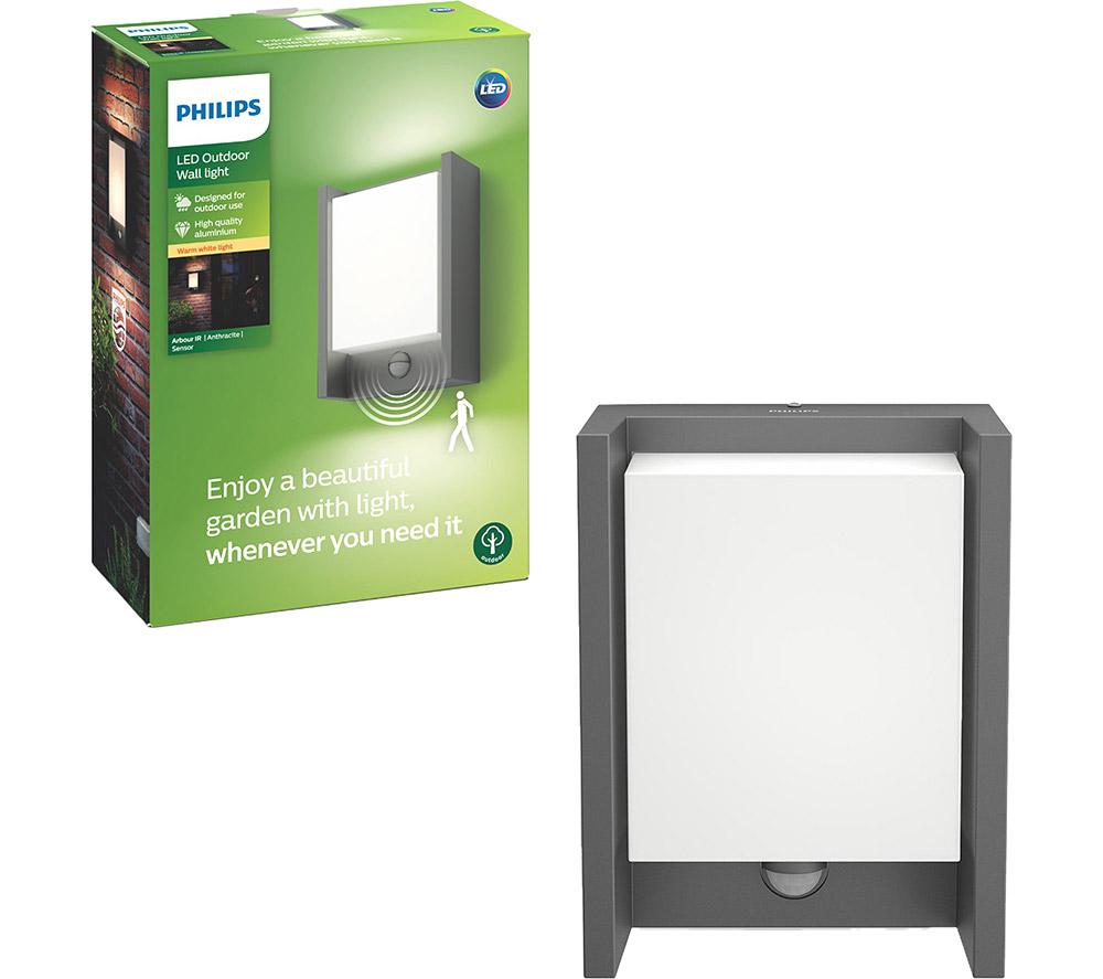 PHILIPS Arbour Outdoor LED Wall Light - Anthracite
