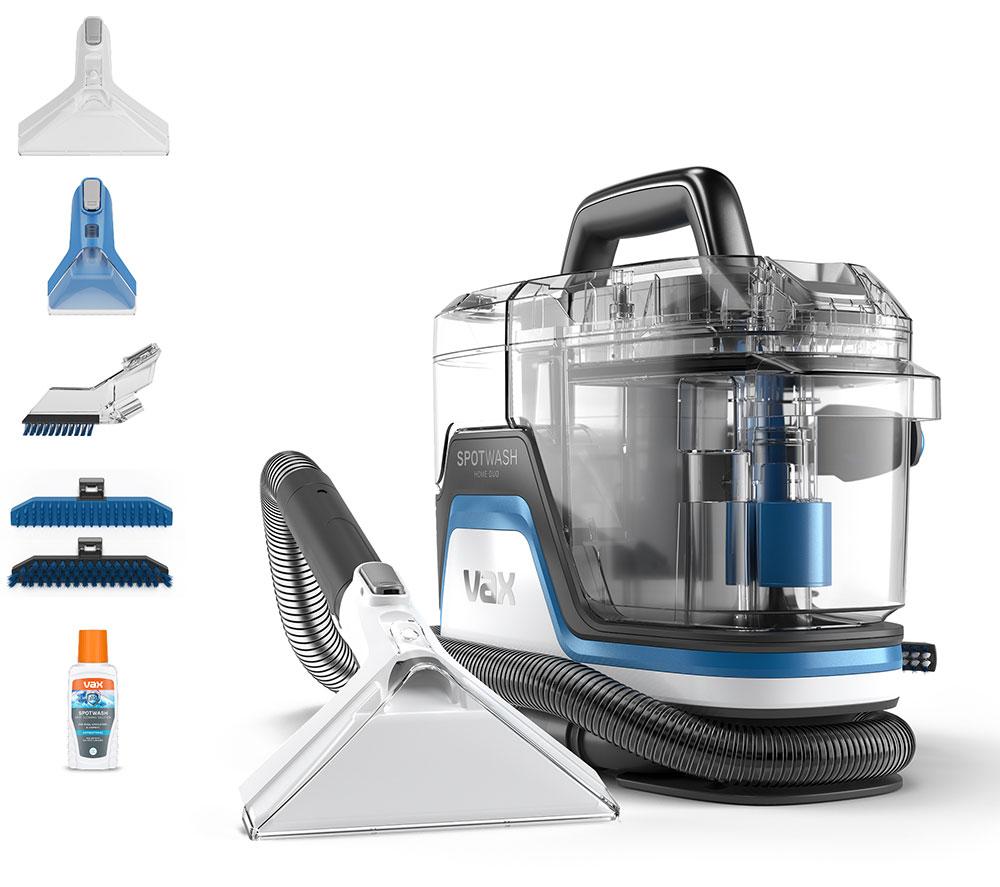 VAX SpotWash Home Duo CDSWMPXP Carpet Cleaner - Grey, White & Blue, Silver/Grey,White