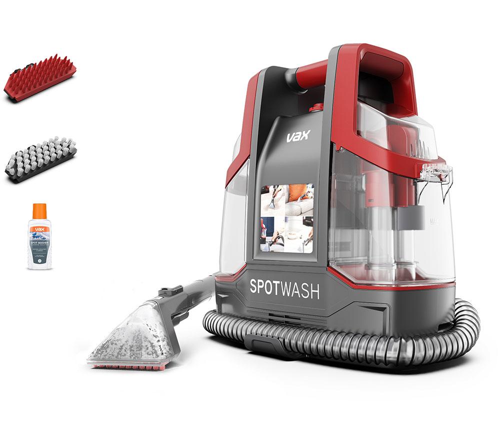 VAX SpotWash CDCW-CSXS Carpet Cleaner - Graphite & Red, Red,Silver/Grey