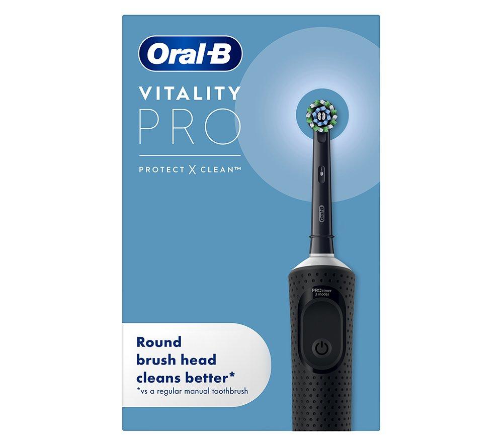 ORAL-B Vitality Pro Electric Toothbrush - Black, Black
