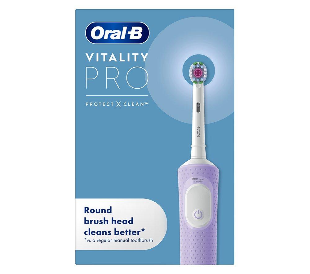 ORAL-B Vitality Pro Electric Toothbrush - Lilac, Purple