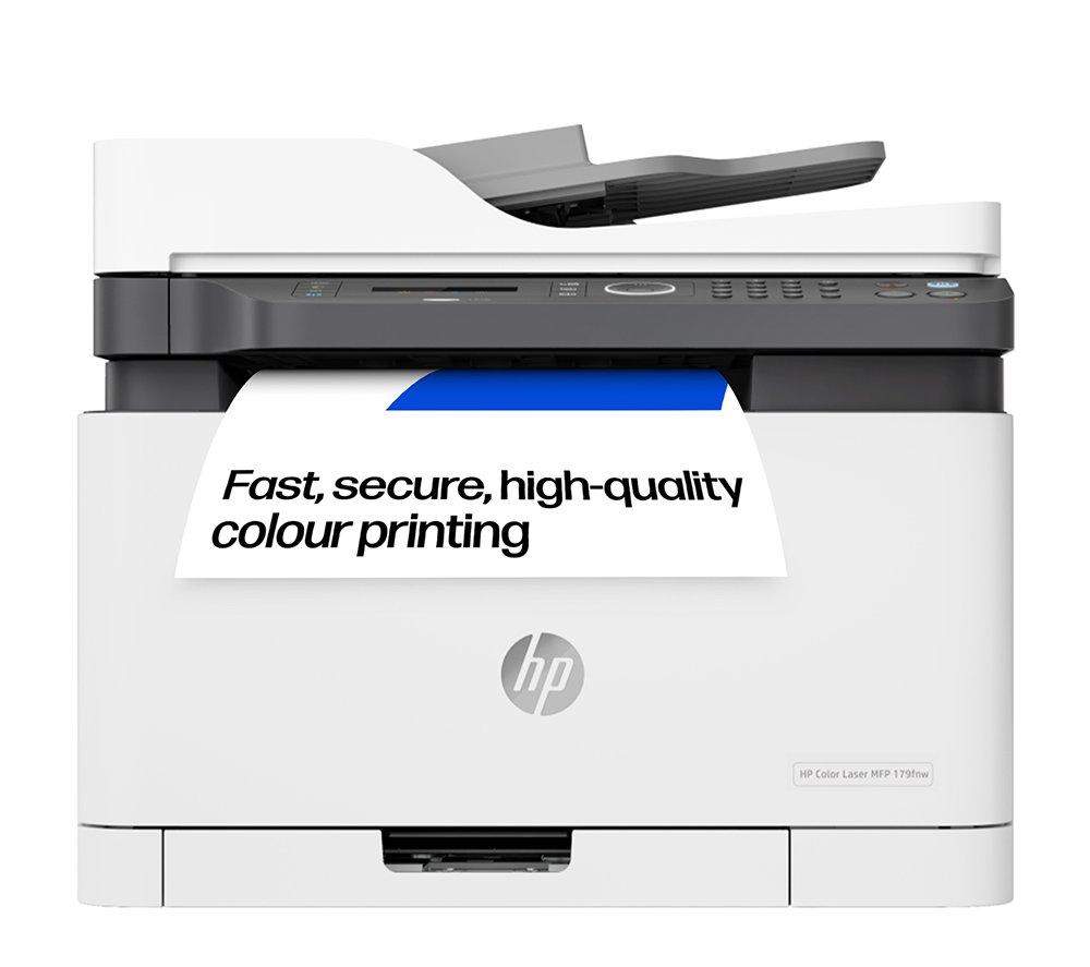 HP Laser 179fnw All-in-One Wireless Laser Printer with Fax, White