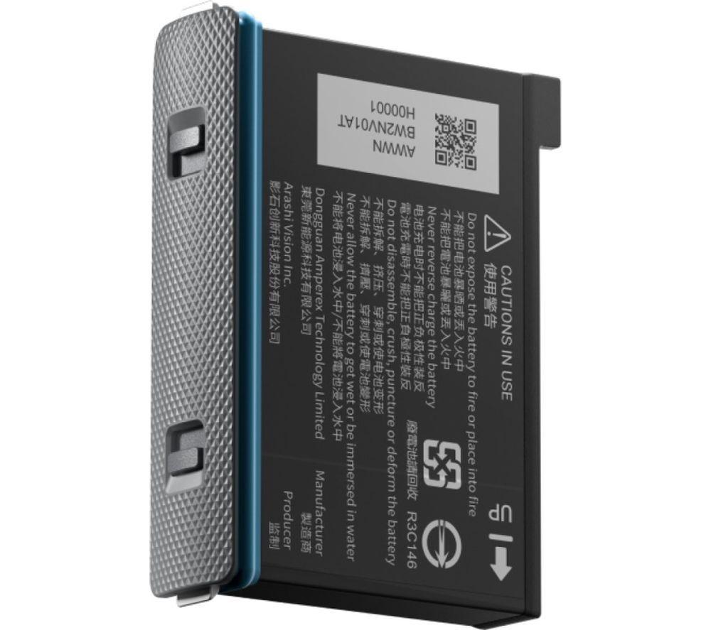 INSTA360 X3 Lithium-ion Rechargeable Battery, Black
