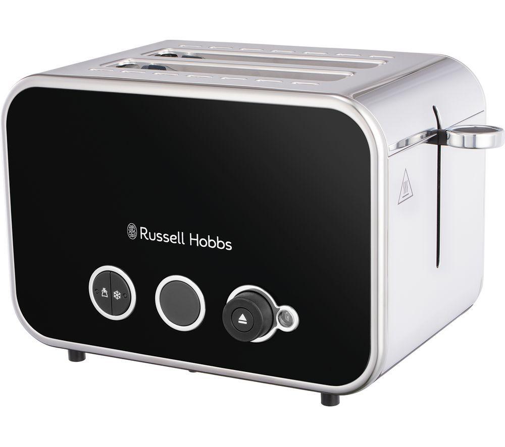 RUSSELL HOBBS Distinctions 2-Slice Toaster - Black, Black