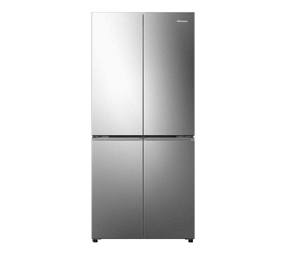 HISENSE PureFlat RQ5P470SAID Fridge Freezer - Silver Stainless Steel, Stainless Steel