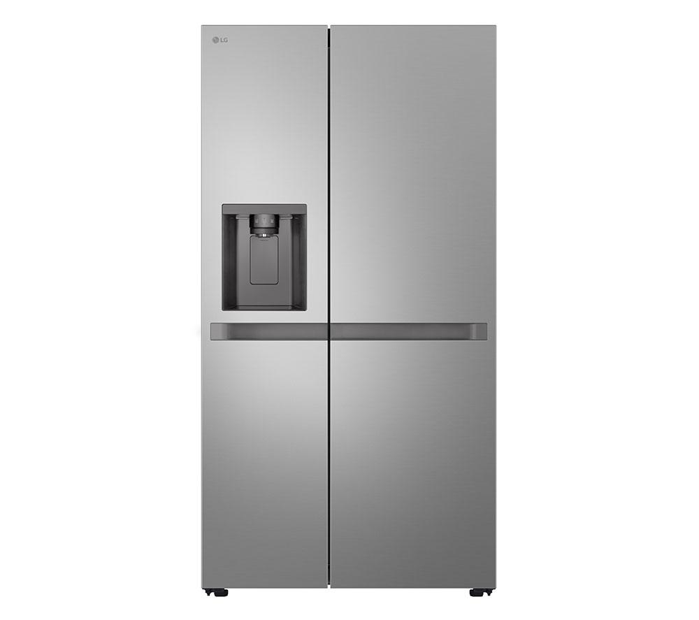 LG NatureFRESH GSLC40PYPE American-Style Fridge Freezer - Prime Silver, Silver/Grey