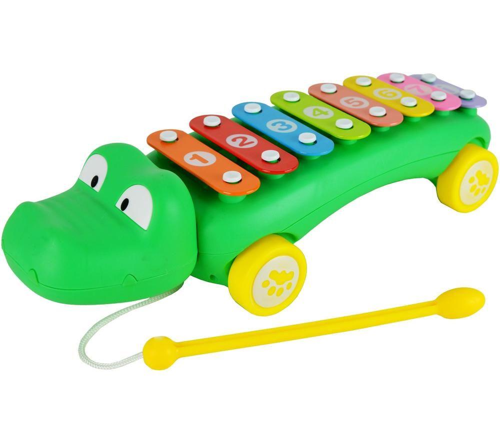 LITTLE STAR LS1001 Crocodile Pull Along Xylophone