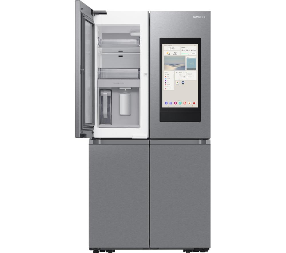 SAMSUNG Family Hub with AI Vision RF65DG9H0ESREU Smart Fridge Freezer - Silver, Silver/Grey