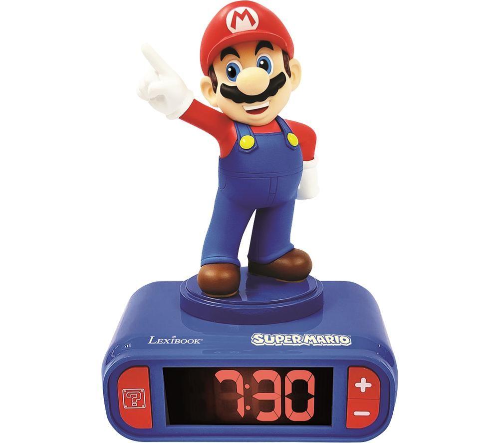 LEXIBOOK RL800NI Nightlight Alarm Clock - Super Mario