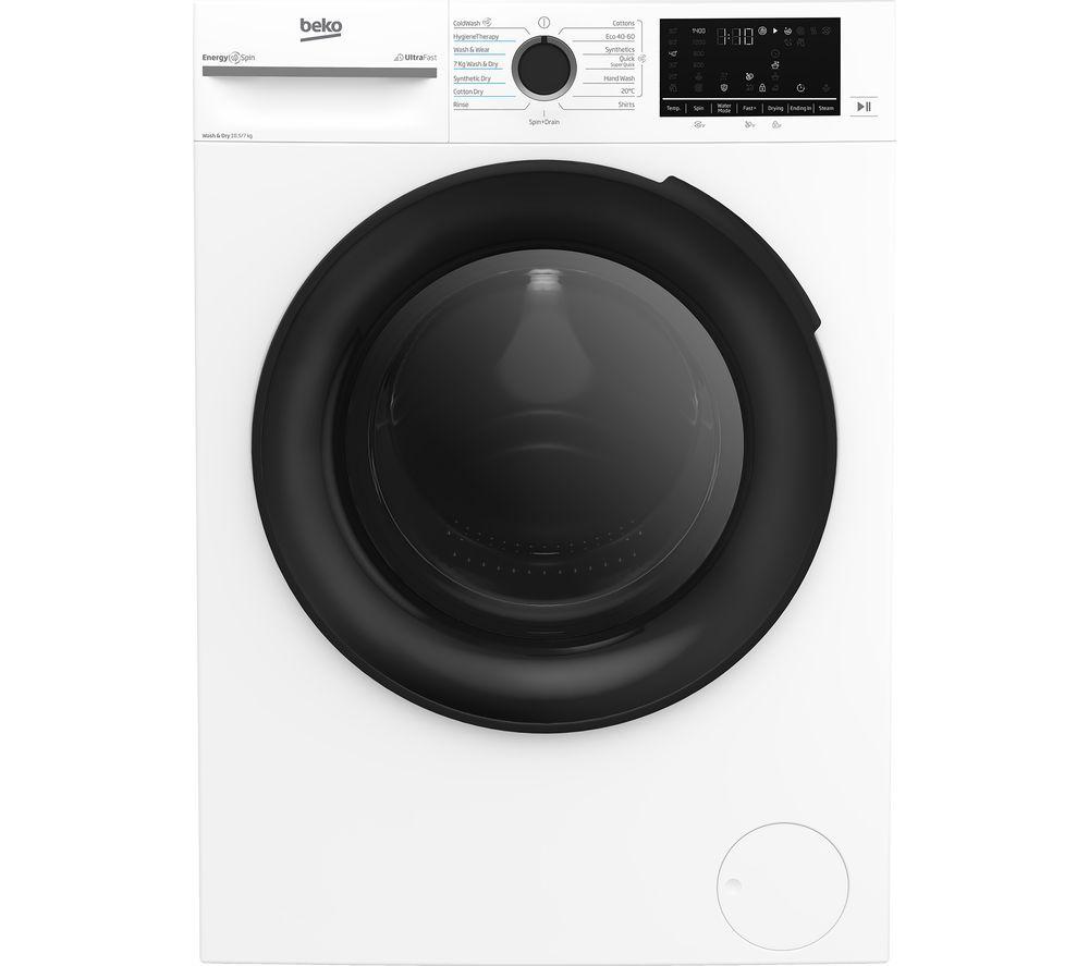 BEKO Pro BM5D510745UW 10.5 kg Washer Dryer - White, White
