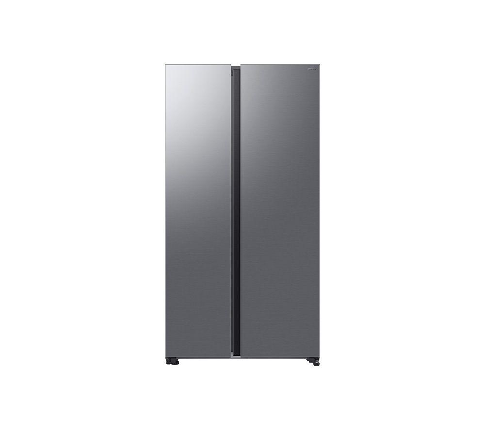 SAMSUNG Bespoke AI Series 7 SpaceMax RS70F67QCTEU American-Style Fridge Freezer - Silver, Silver/Grey